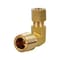 Everflow 1/4 O.D. COMP x 3/8 MIP Reducing 90 Degree Elbow Pipe Fitting, Lead Free Brass C69R-1438-NL - alternate 1